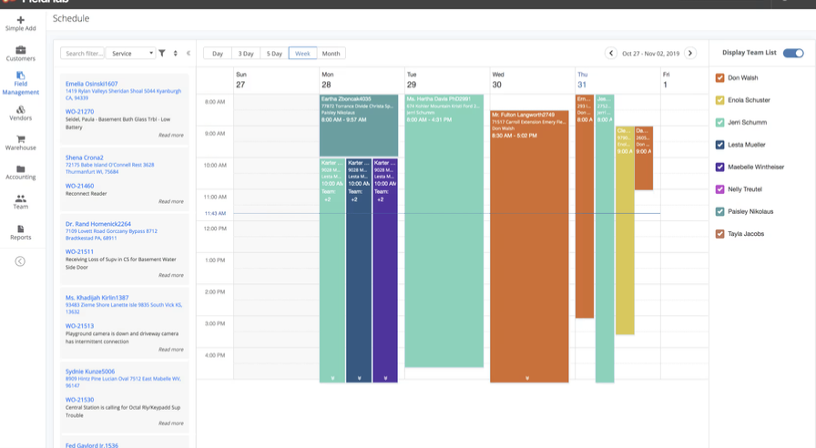 FieldHub Releases Scheduling Module in Core Field Service Product