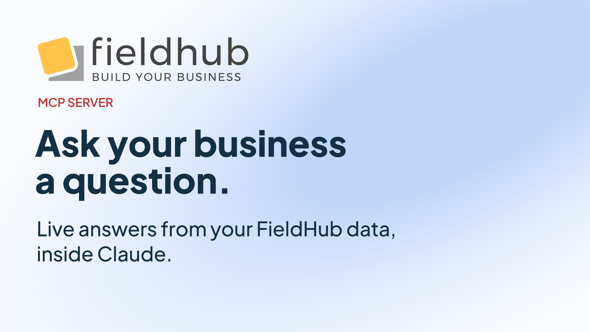 Introducing the FieldHub MCP Server